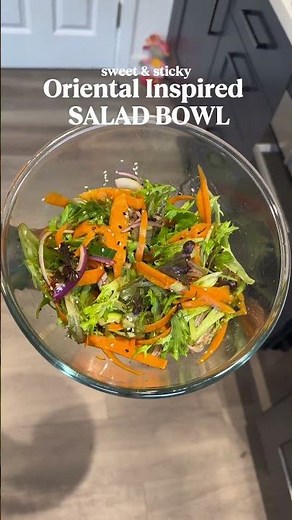 Oriental Inspired Salad Recipe
