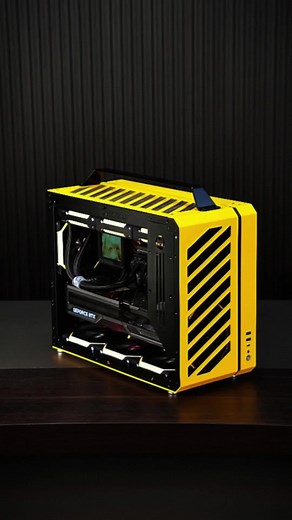 Build Yellow Gaming PC : Ryzen 7 9800x3D - X870e CrossHair with RTX 5090D Advanced 🖥️🖥️🥰 #PC #pcbuild #gaming #rog #amd #asmr #fyp #Foryou