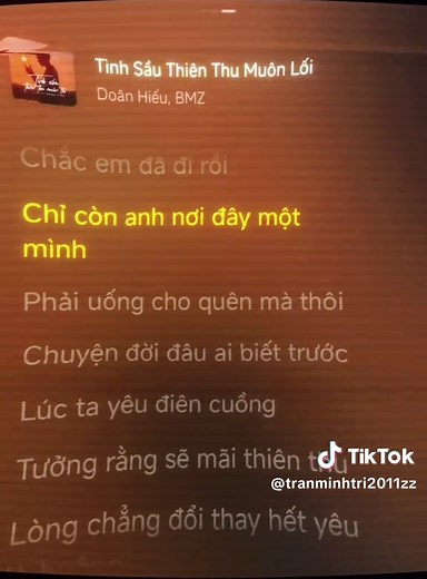 Tình Sầu Thiên Thu Muôn Lối - Doãn Hiếu | Lyrics & Karaoke