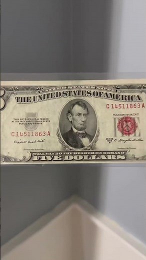 Would You Grade This 1953 $5 Red Seal Note — Or Keep It Raw?