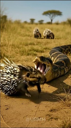 Python vs Porcupine 🐍🦔 What Happened in the Savannah
