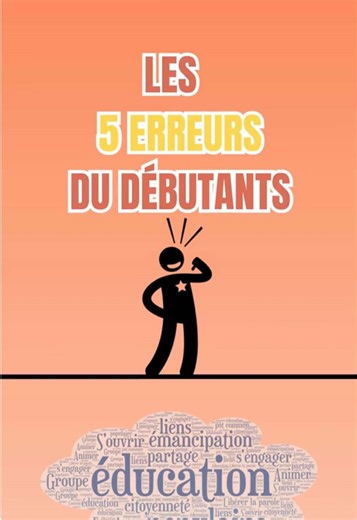 Quand on débute en animation, on a tous fait au moins une de ces erreurs. Parfois sans s’en rendre compte.Cette vidéo met des mots sur ce que beaucoup vivent sur le terrain.#bafa #animateur #débutant #erreur