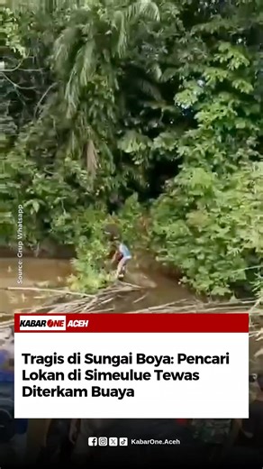 Kematian Tragis Wanita di Sungai Boya Simeulue
