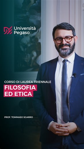 Pensiero critico, etica e innovazione. Il Corso di Laurea Triennale in Filosofia ed Etica di UniPegaso propone un percorso formativo solido e attuale, che affronta le grandi questioni filosofiche del presente attraverso un approccio teorico e applicato. Con tre curricula dedicati — dall’Etica dell’Intelligenza Artificiale alla Filosofia e Letteratura, fino ai Saperi e alle pratiche filosofiche — il corso prepara figure capaci di interpretare la complessità del mondo contemporaneo e di operare in