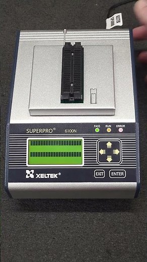 Boot Sequence Begins: Xeltek Superpro 6100N Universal Programmer Power Up