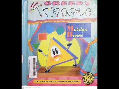 Read Aloud- The Greedy Triangle by Marilyn Burns | Math Stories- Geometry/2D Shapes