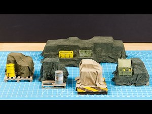 How to Make Tarps and Camo Netting for Wargaming // Terrain Warhammer 40K, Necromunda and Kill Team