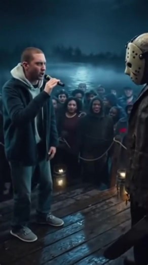 122K views · 4.4K reactions | Eminem versus Jason Voorhees in a rap battle part 2 #fypシ #crystallake #fridaythe13th #jasonvoorhees #eminem | Crystal Lake | Facebook