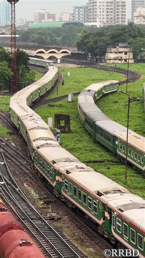 Arriving at the final destination.🚂💨||RRBD #train #ট্রেন #trainvideo #traintravel #bangladeshrailway