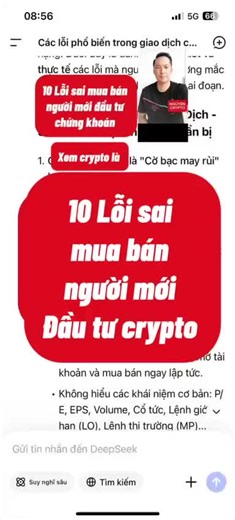 10 Lỗi sai mua bán người đầu tư crypto #kienthuccrypto #crypto #bitcoin #BTC #eth