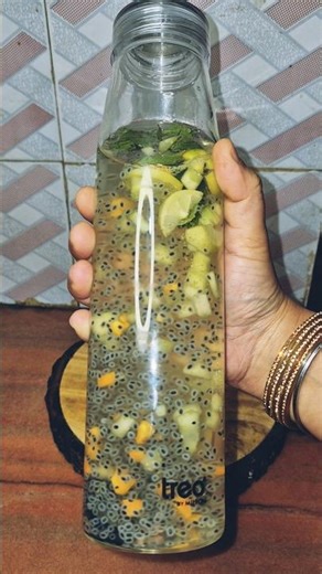 How to make Detox Water #detox #detoxdrink #morningdrink #reels #recipe #healthydrink