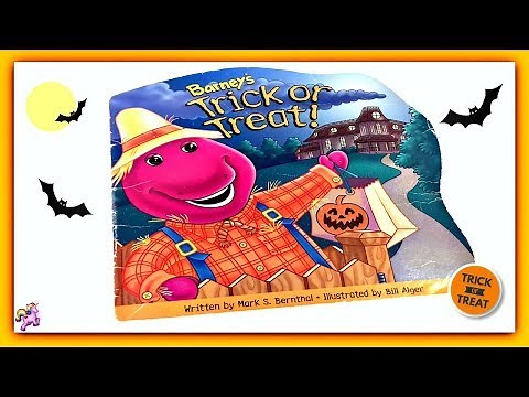 BARNEY "BARNEY'S TRICK OR TREAT!" - Read Aloud - Storybook for kids, children