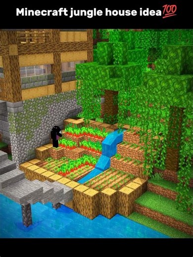 Easy Starter House Tutorial😱 #minecraft