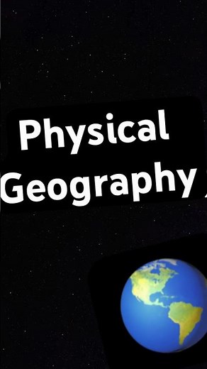 Physical Geography: Geography Facts Short | Science Shorts #shorts