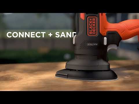 BLACK+DECKER Matrix Detail Sander Attachment - BDCMTS