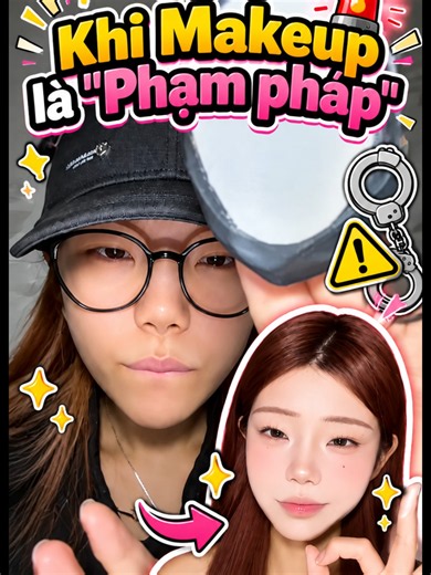 Khi makeup là phạm pháp #lamdep #makeup #chanlamnen | Make Up Videos
