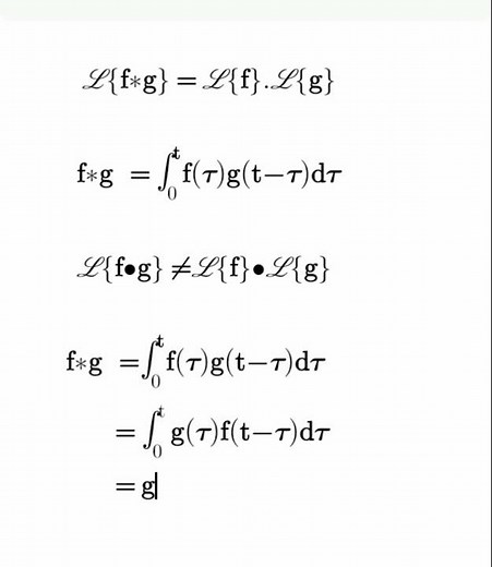 Laplace Transform Convolution #maths #mathematics