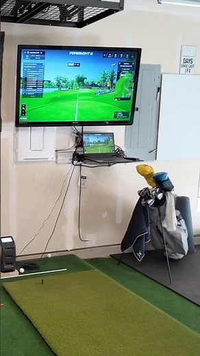 My Minimalist Golf Sim Setup ⛳️