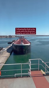 We were able to take a tour of the Edwin H. Gott prior to the shipping season starting at the Soo Locks. Have you ever heard a freighter salute from inside the pilot house? | I Love Sault Ste. Marie, Michigan