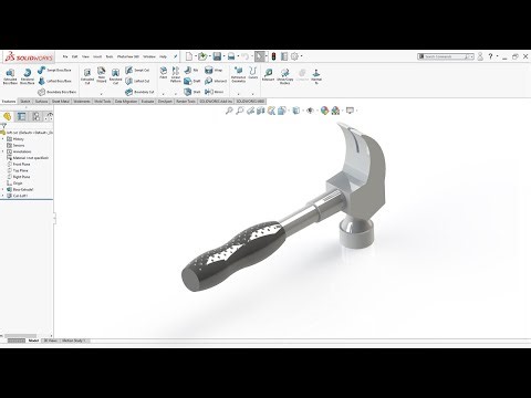 SolidWorks Beginner Tutorial | Hammer