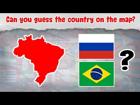 Guess The Country on The Map | Geography Quiz Challenge 2022