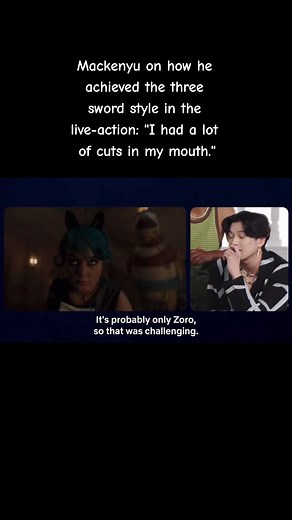 Mackenyu's Challenge in Three Sword Style for Zoro