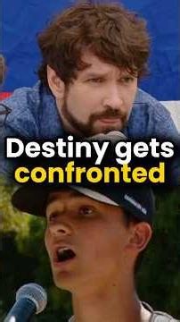 Charlie Kirk Fan Gets Angry At Destiny