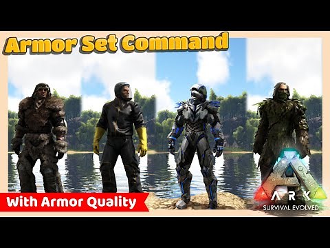 Spawn Armor Set ( Flak , Hazard to Tek Ascendant ) Command in ARK Survival Evolved