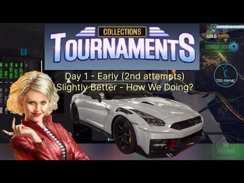 CSR2 Collections Tournament Day 1 Early(2nd attempts) slightly better second runs. Let’s go! #csr2