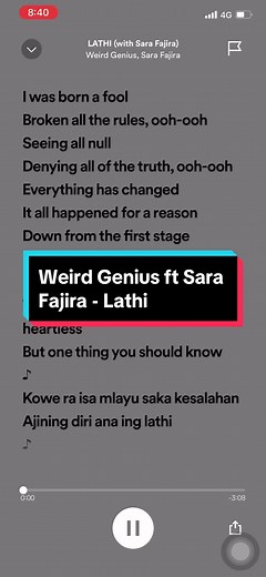 Weird Genius ft Sara Fajira - Lathi: Exploring the Viral Song