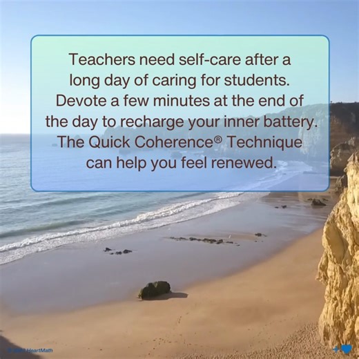 Quick Coherence® Technique Step 1: Focus your attention in the area...