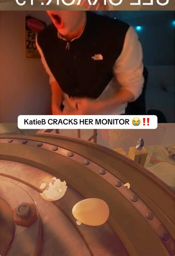 Twitch-RealKatieB #fyp #katieb #realkatieb #crackedmonitor #alienware | katie b monitor