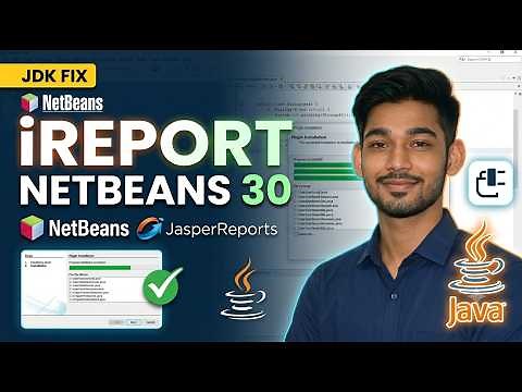 How to Install iReport Plugin in NetBeans 30 | Fix JDK Compatibility Issue | Complete Setup Guide