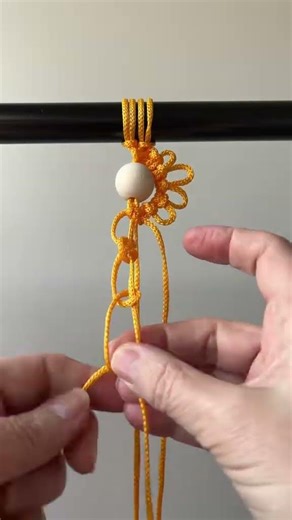 Easy macrame design for beginner step-by-step 🪢 #knot #macramepattern #macrame #macrametutorial