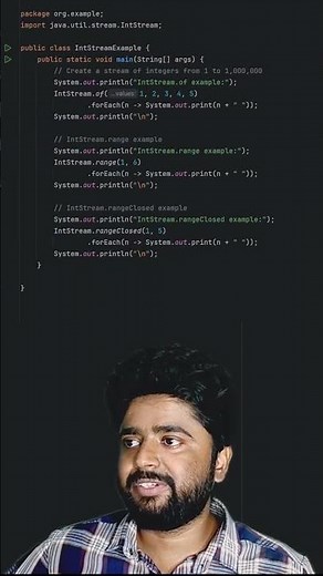 How IntStream.of() Works #javatutorial #programming