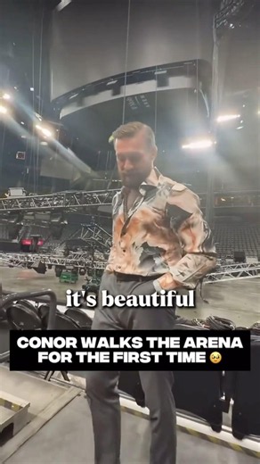 Conor McGregor inside T-Mobile Arena for the first time in 5 years