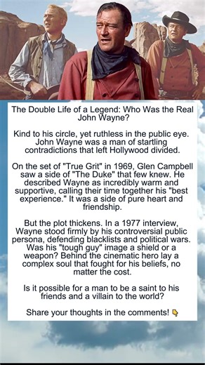 The Double Life of a Legend: Who Was the Real John Wayne?