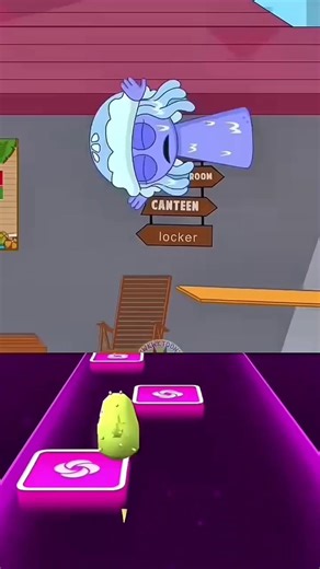 🌊🔄 Reverse Pool Jumping Attraction! | Funny Sprunki Animation | Tiles Hop Style #shorts