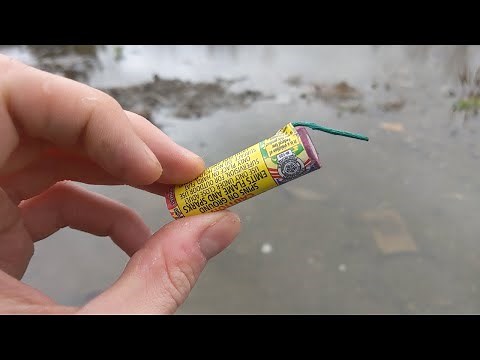 Can You Light FIREWORKS In Water?