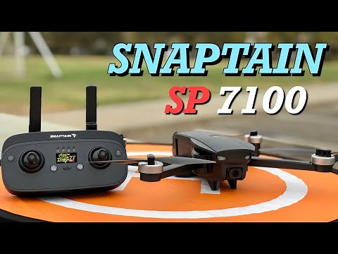 SnapTain SP7100 4K 5G WiFi FPV Drone | How To Setup & Flight Test