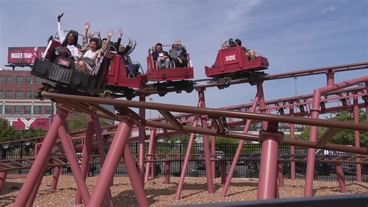Amusement rides open at St. Louis Union Station