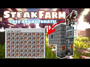 EASIEST COW FARM IN MINECRAFT 1.21+ Bedrock and Java edition.
