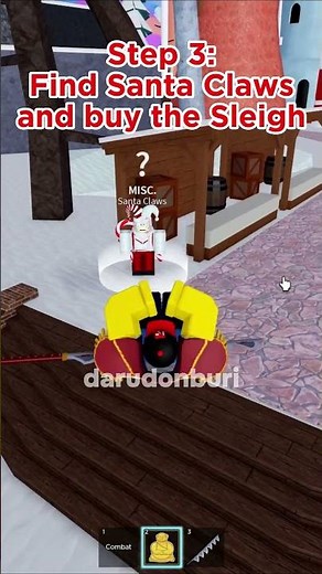 How to Get the LIMITED Sleigh Boat in Blox Fruits #bloxfruits #roblox #tutorial