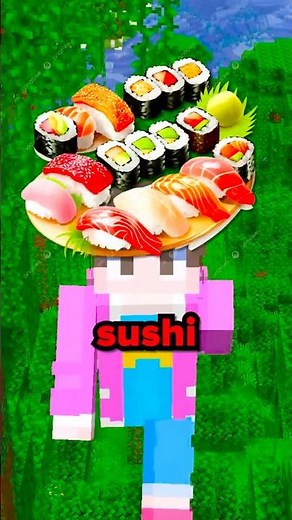 I added SUSHI to Minecraft! ⚔️💎