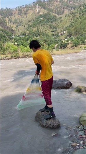 穴吹川の激流を再現！イワナを追う投げ網。カッパの悪戯か、静寂に消えた魚影 🐟