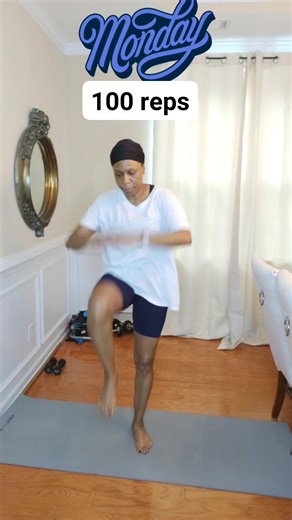 2.4K views · 35 reactions | 100 reps challenge #cardioworkout #mondaymotivation #selfimprovement #TopFans #followers #LowImpactWorkout #fullbodyworkout #reel #facebookreel | SharewithLove TV | Facebook