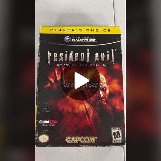 Rare Resident Evil GameCube Box Unboxing by GameStop