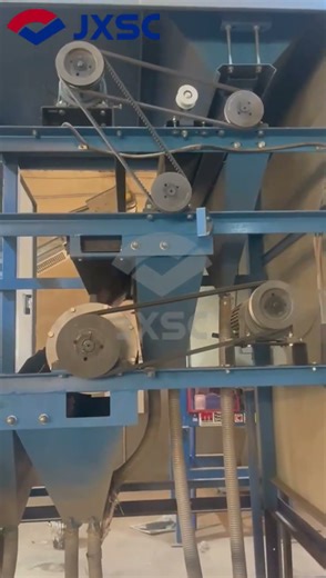 A Nigerian customer shares a three-disc magnetic separator and a three-roll magnetic separator