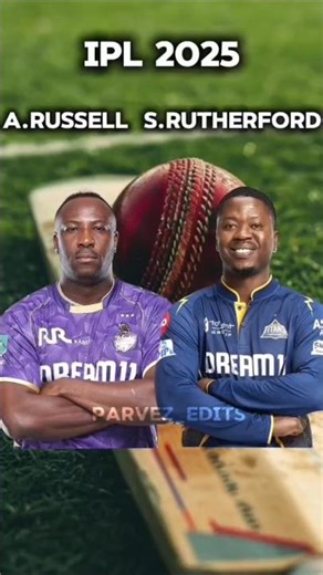 Andre Russell vs Sherfane Rutherford IPL 2025 #cricket #shorts #shortsfeed #viral