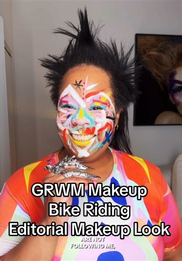 GRWM Editorial Makeup Look for Bike Riding